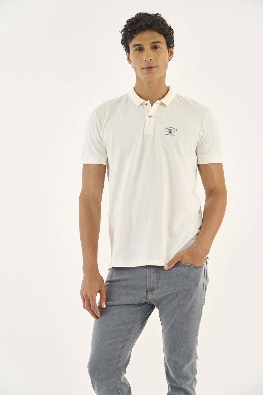 Polo Basic Comfort Bege