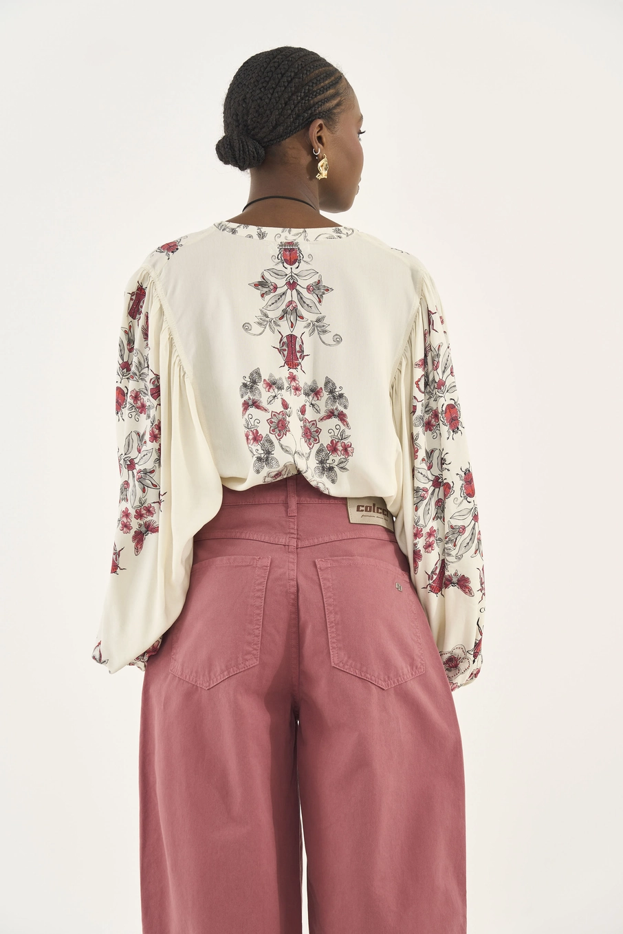 Camisa Estampada Solta Estampados