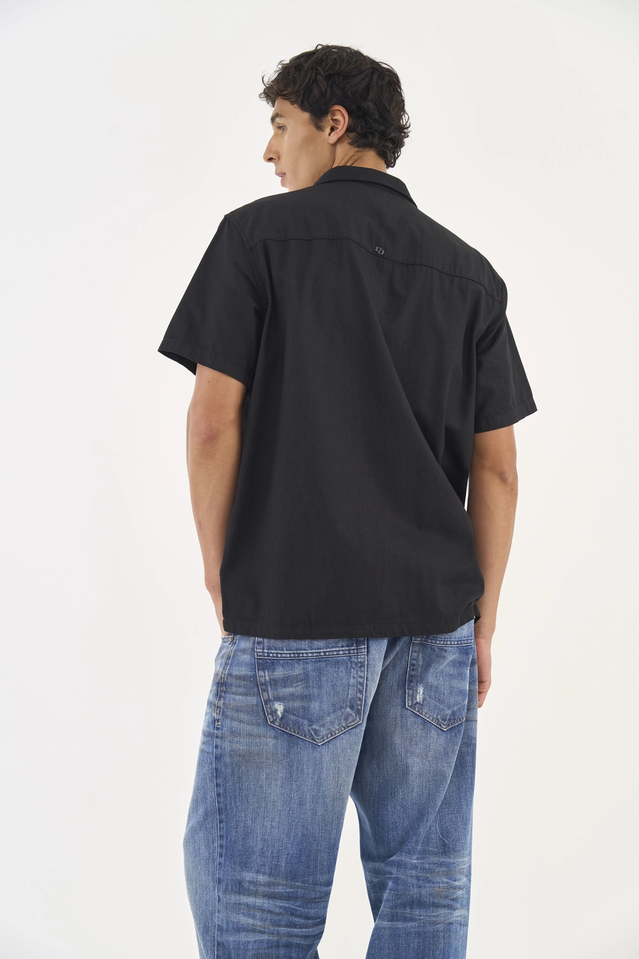 Camisa Jeans Box Indigo Preto