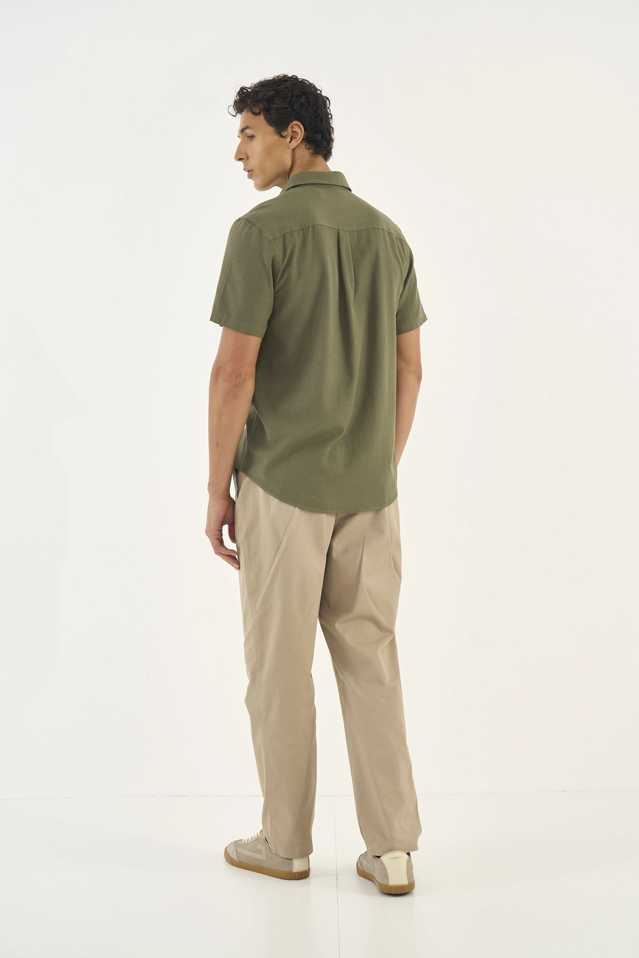 Camisa Manga Curta Relax Verde Dragon