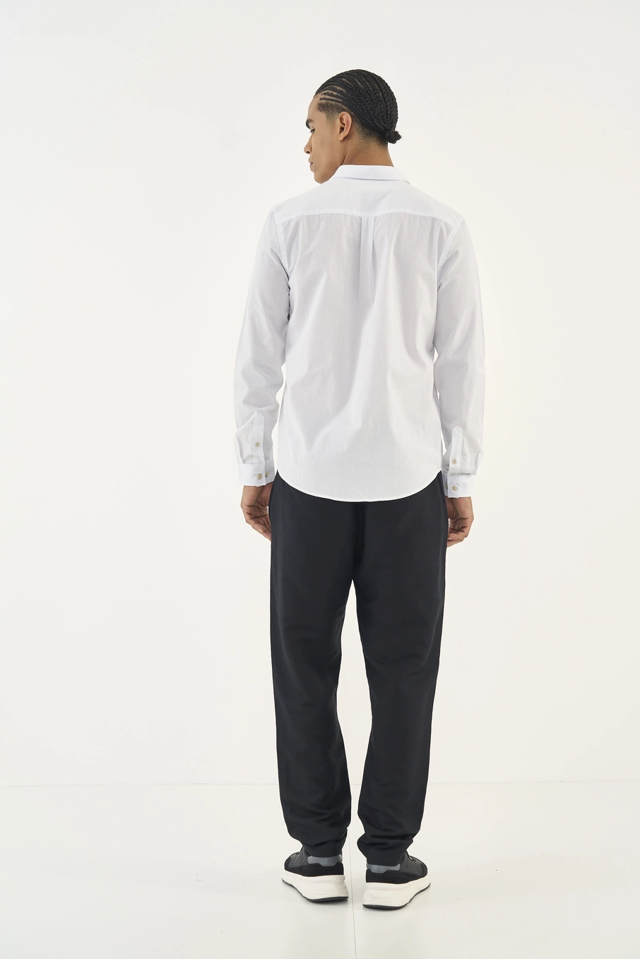 Camisa Tricoline Manga Longa Branco