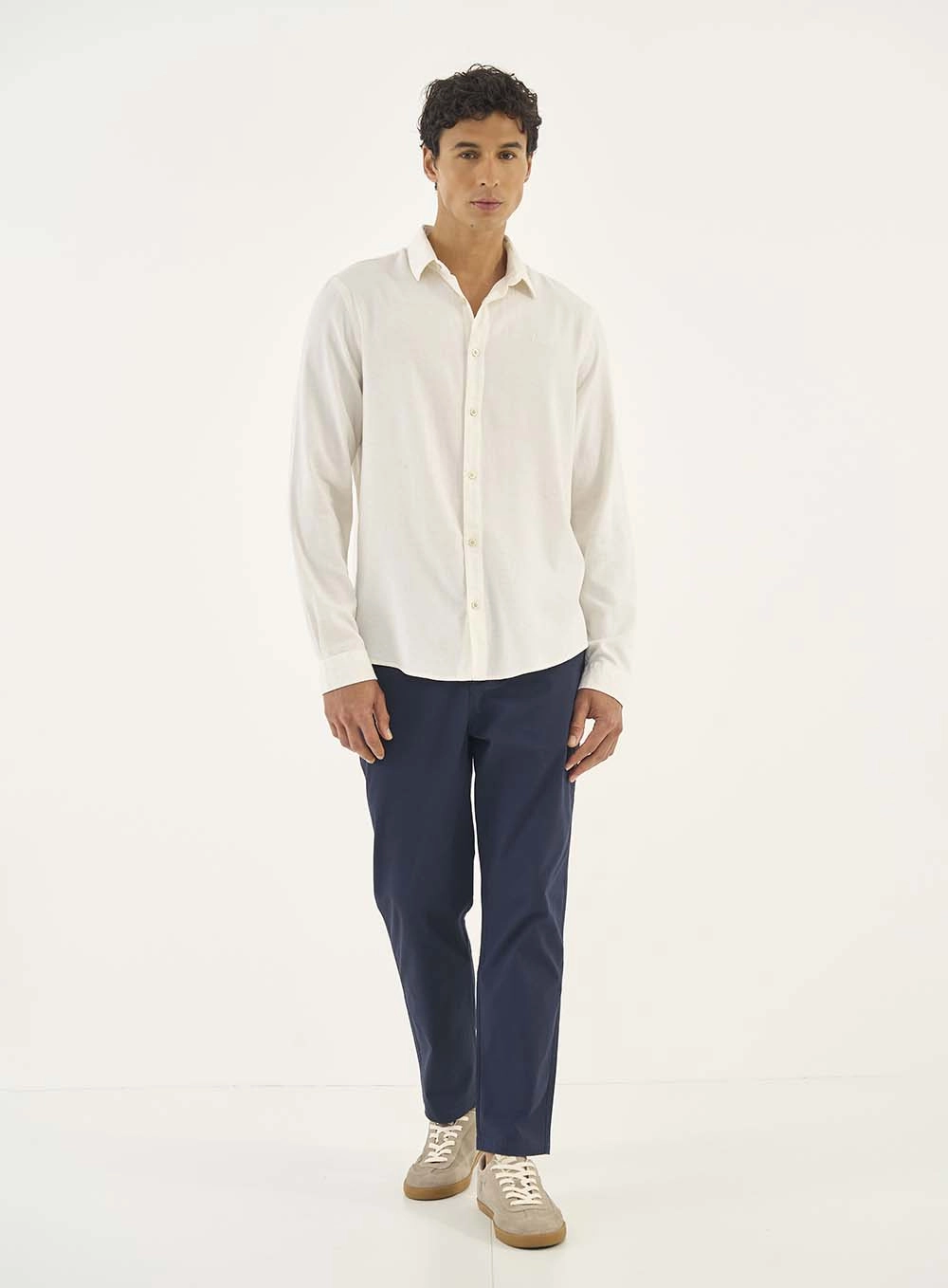Camisa Masculina Manga Longa Relax Off Shell
