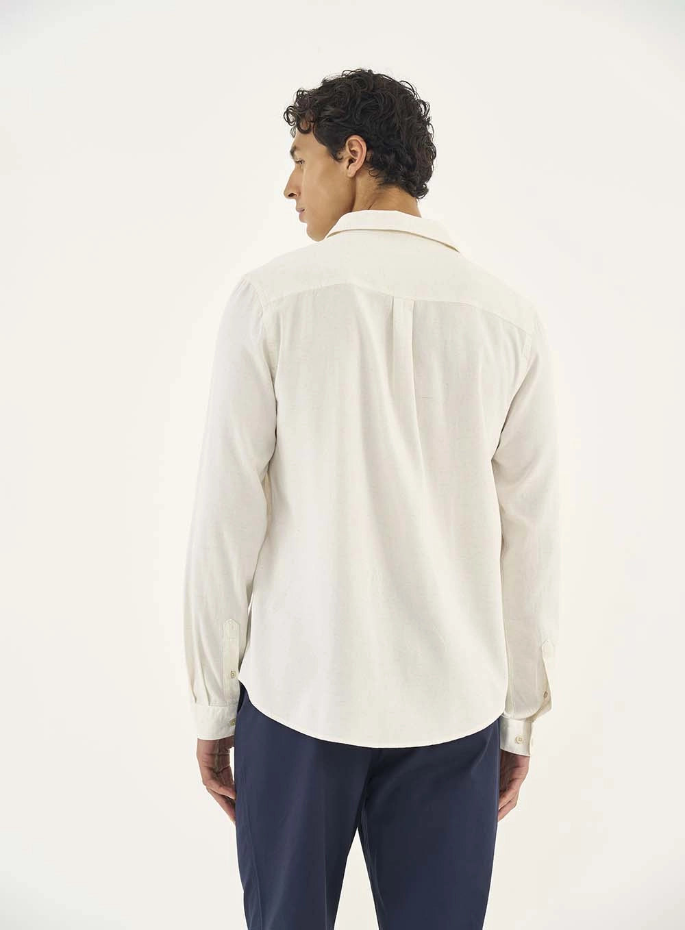 Camisa Masculina Manga Longa Relax Off Shell