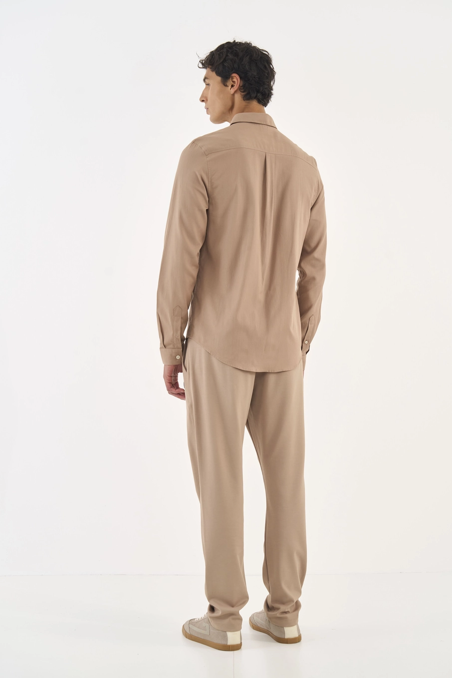 Camisa Tecido Plano  Masculino Colcci Bege