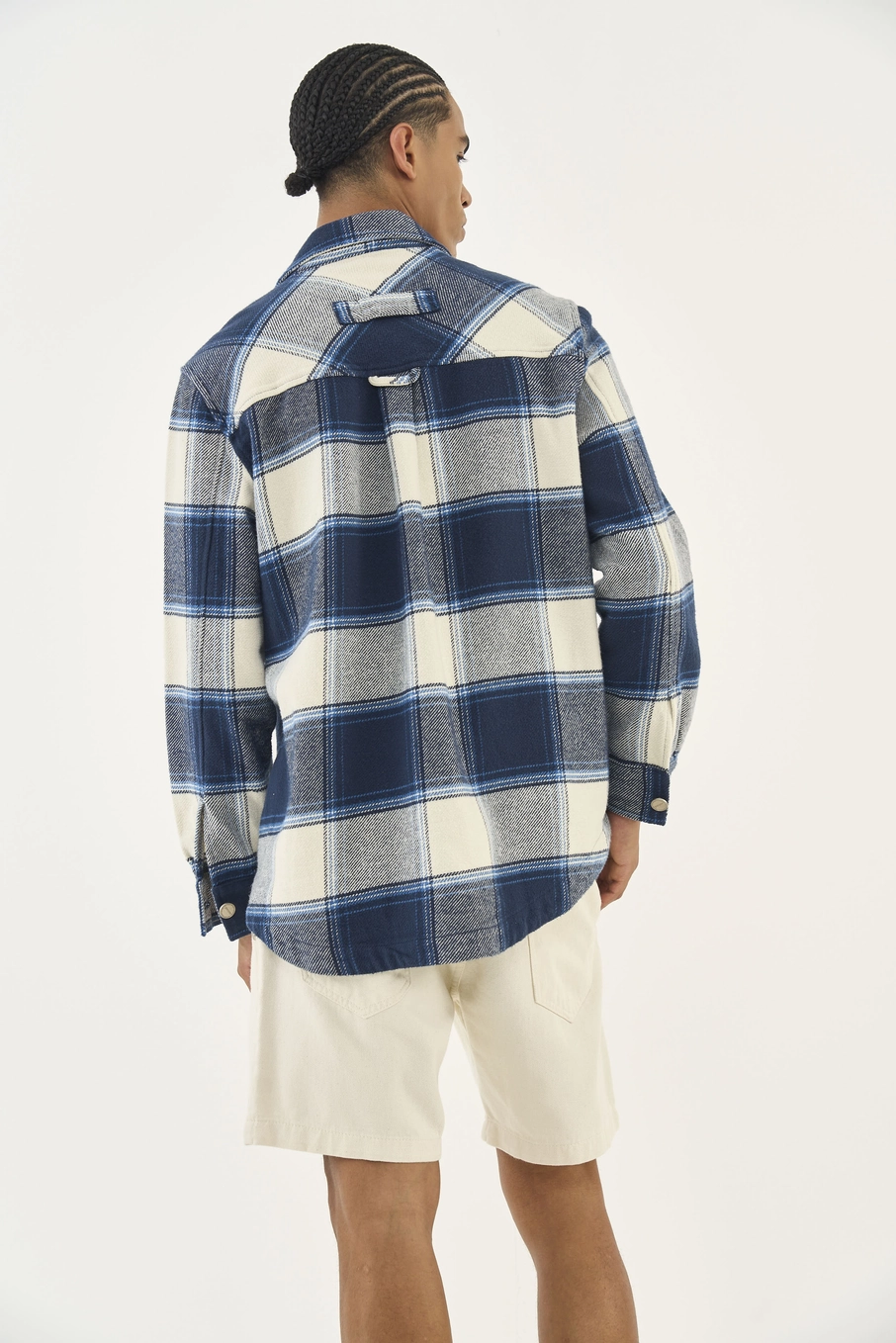 Camisa Xadrez Manga Longa Estampados