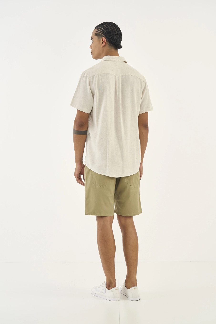 Camisa Linho Relax Bege