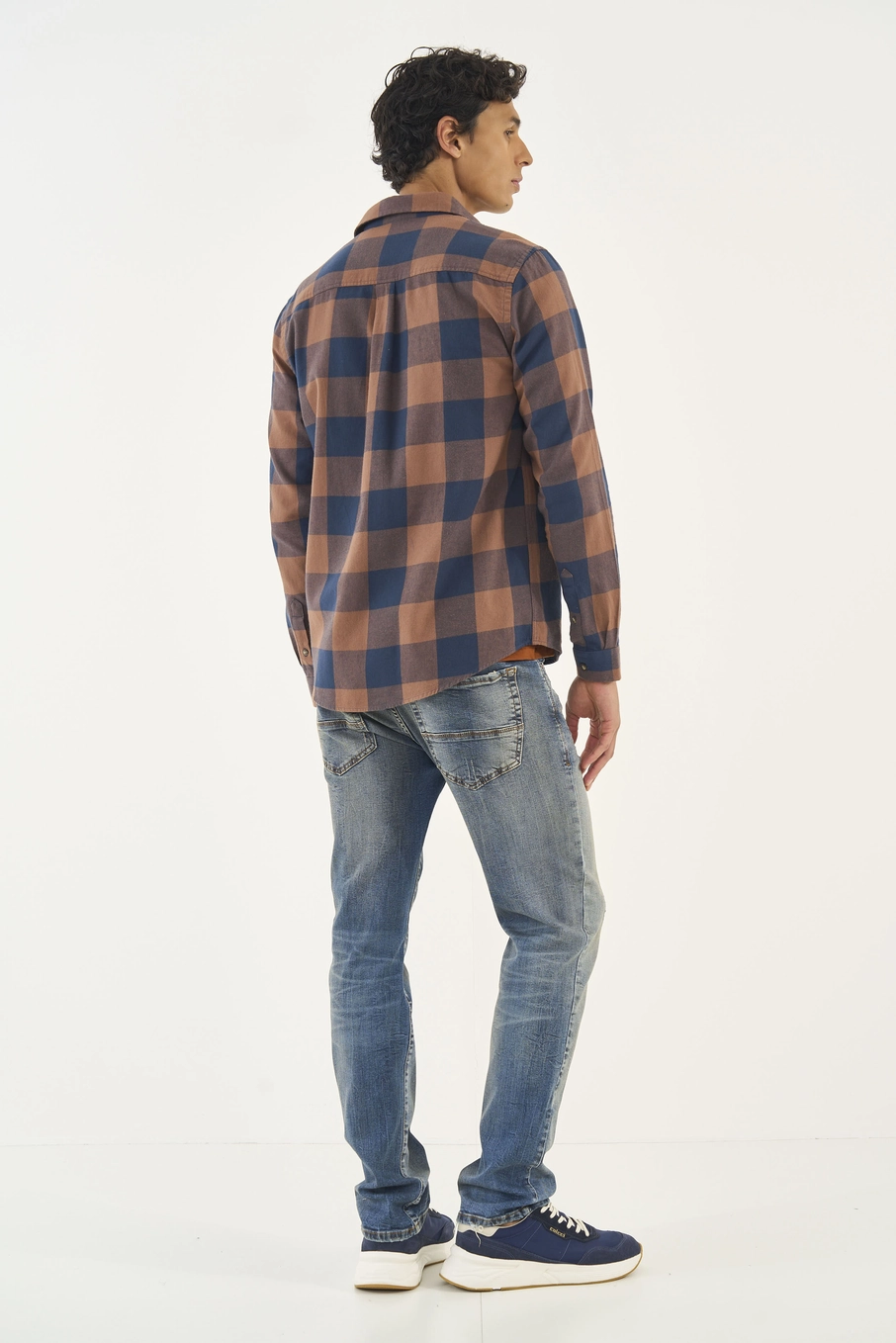Camisa Xadrez Relax Manga Longa Estampados