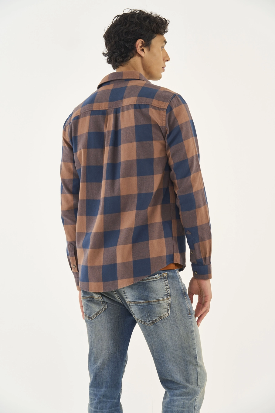 ※*O様 UNDER COVER サイクルシャツ96aw Camisa Xadrez Relax Manga Longa | Colcci