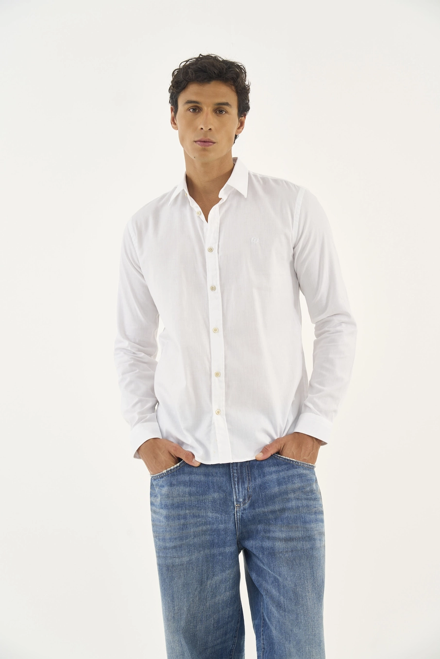 Camisa Work Fit Basic Branco