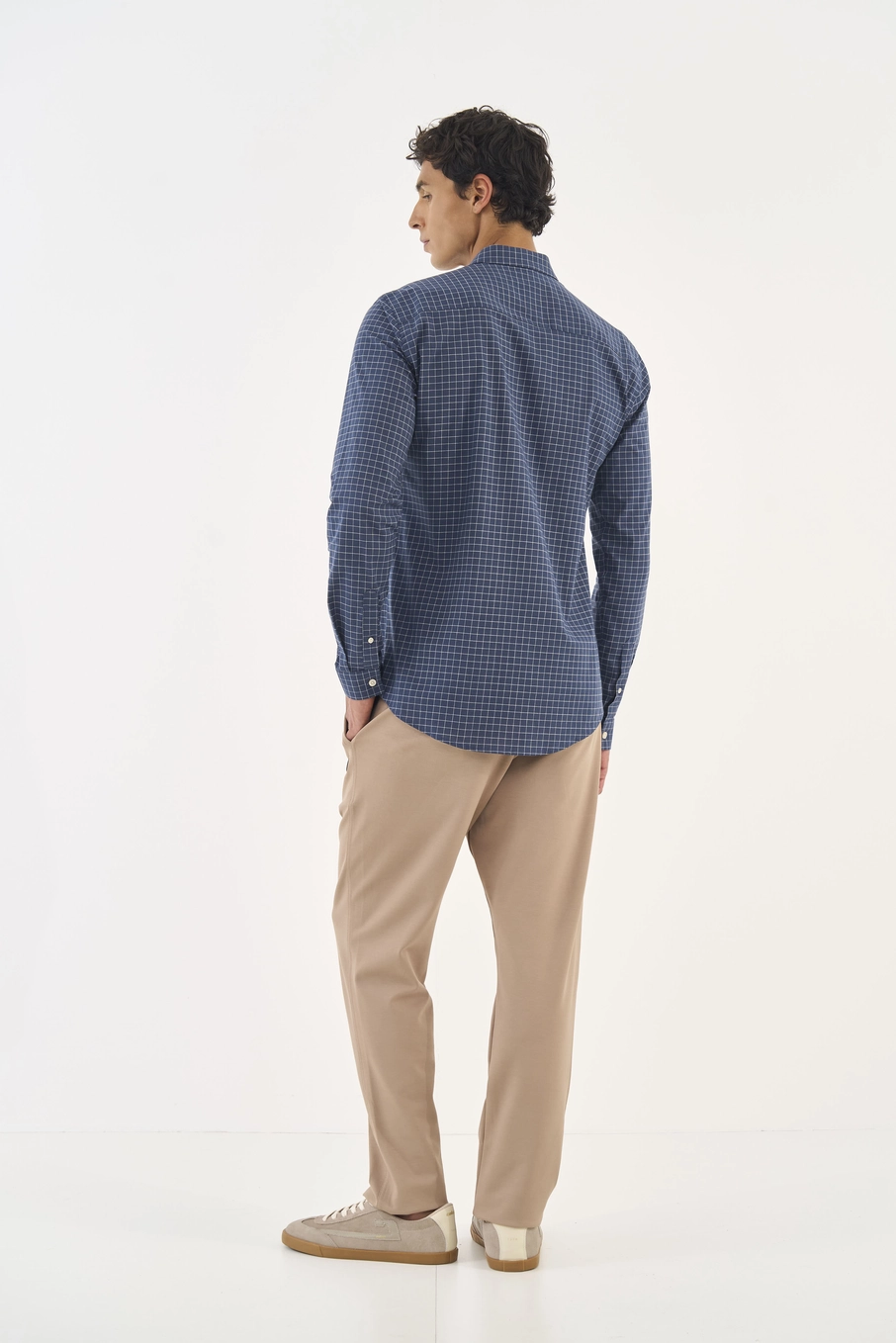 Camisa Xadrez Manga Longa Estampados