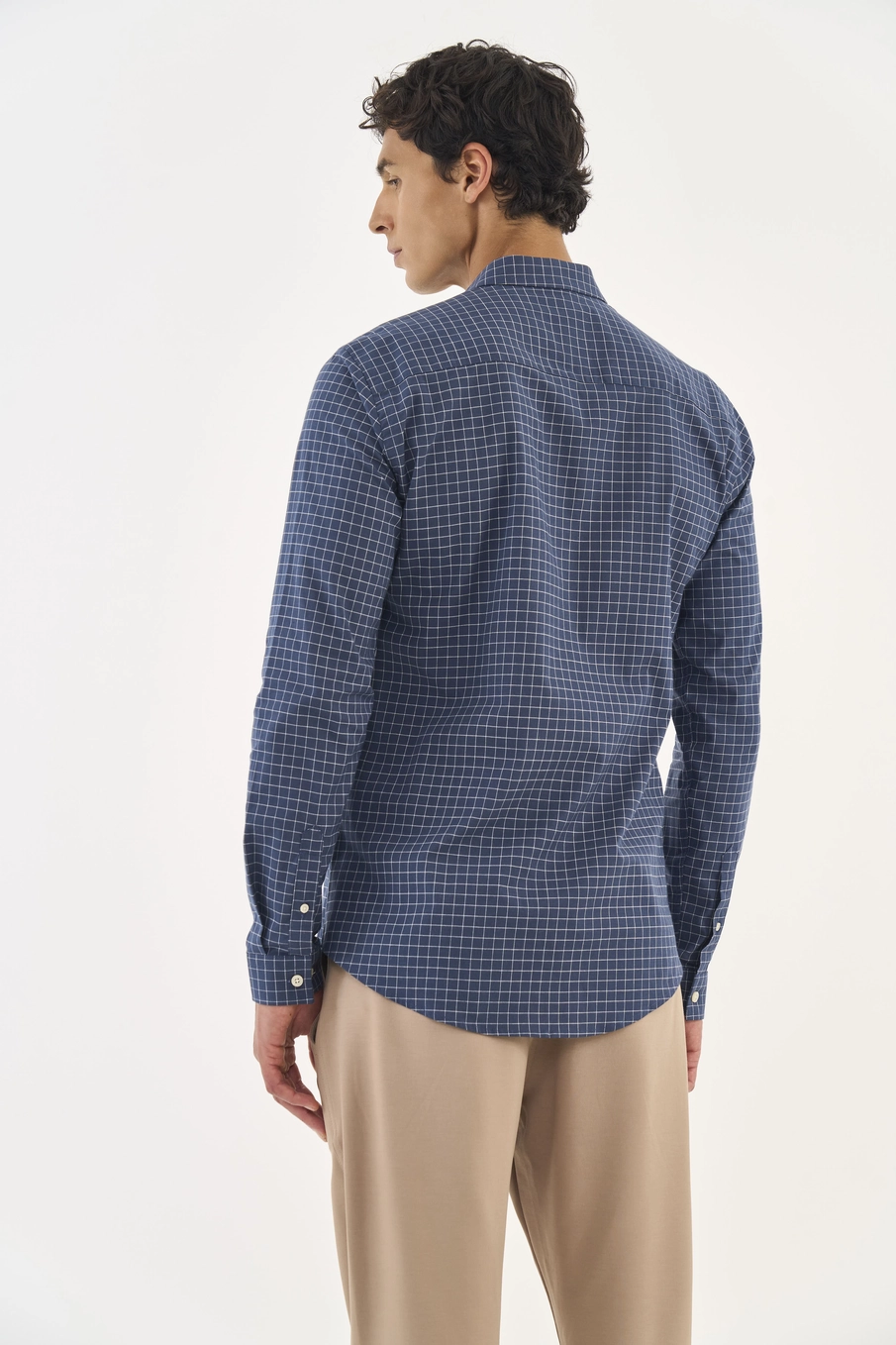 Camisa Xadrez Manga Longa Estampados