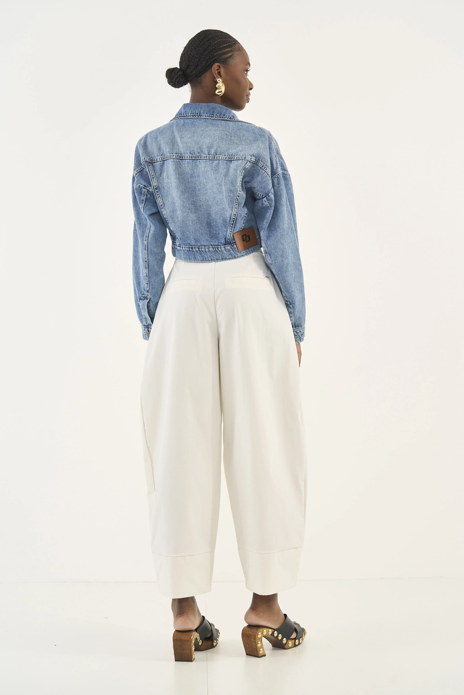 Jaqueta Jeans Encurtada Índigo