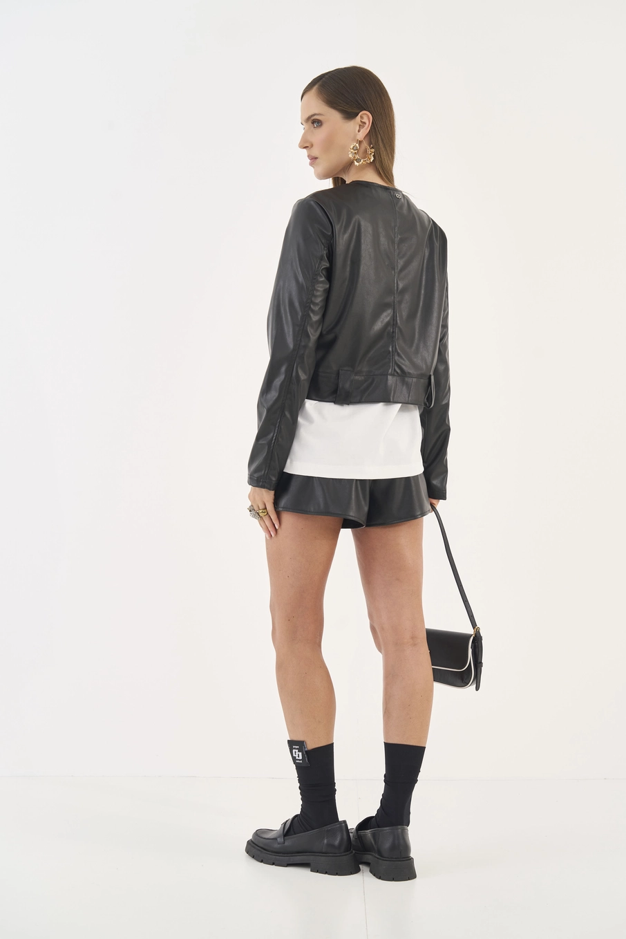 Jaqueta Comfort Em Pu Preto