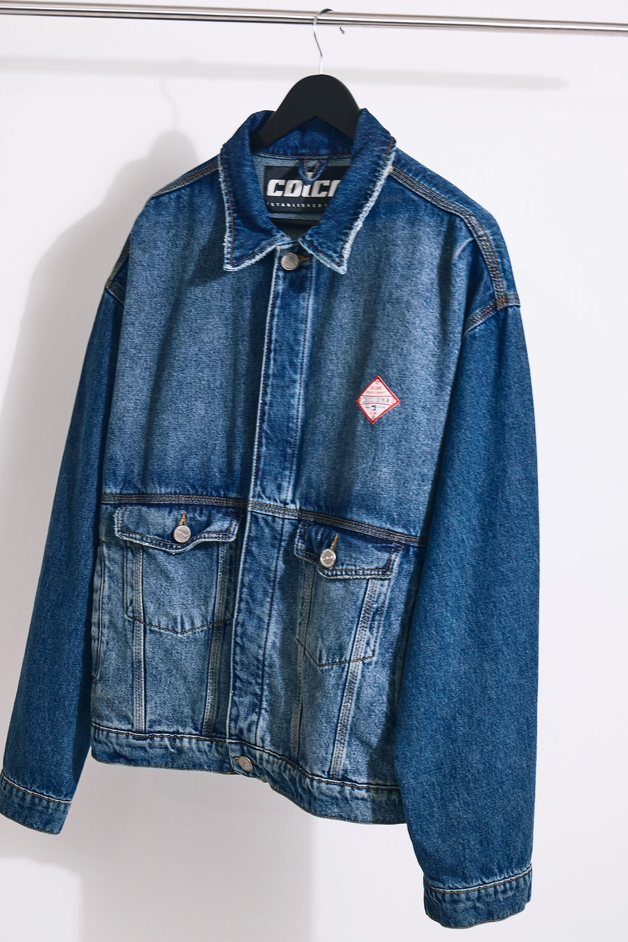 Jaqueta Jeans Vintage Com Bolsos | Colcci