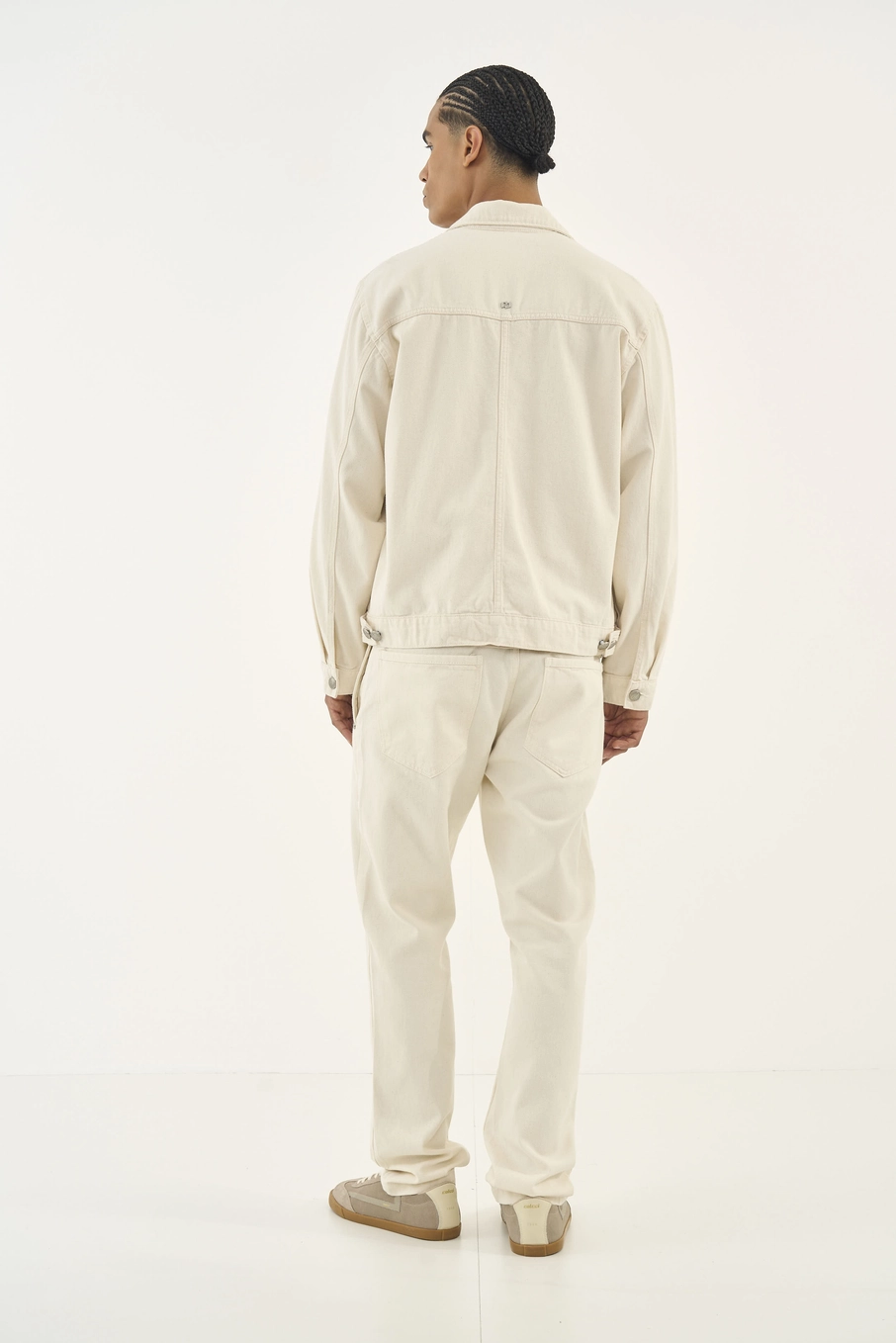 Jaqueta Masculina Comfort Em Sarja Off Shell