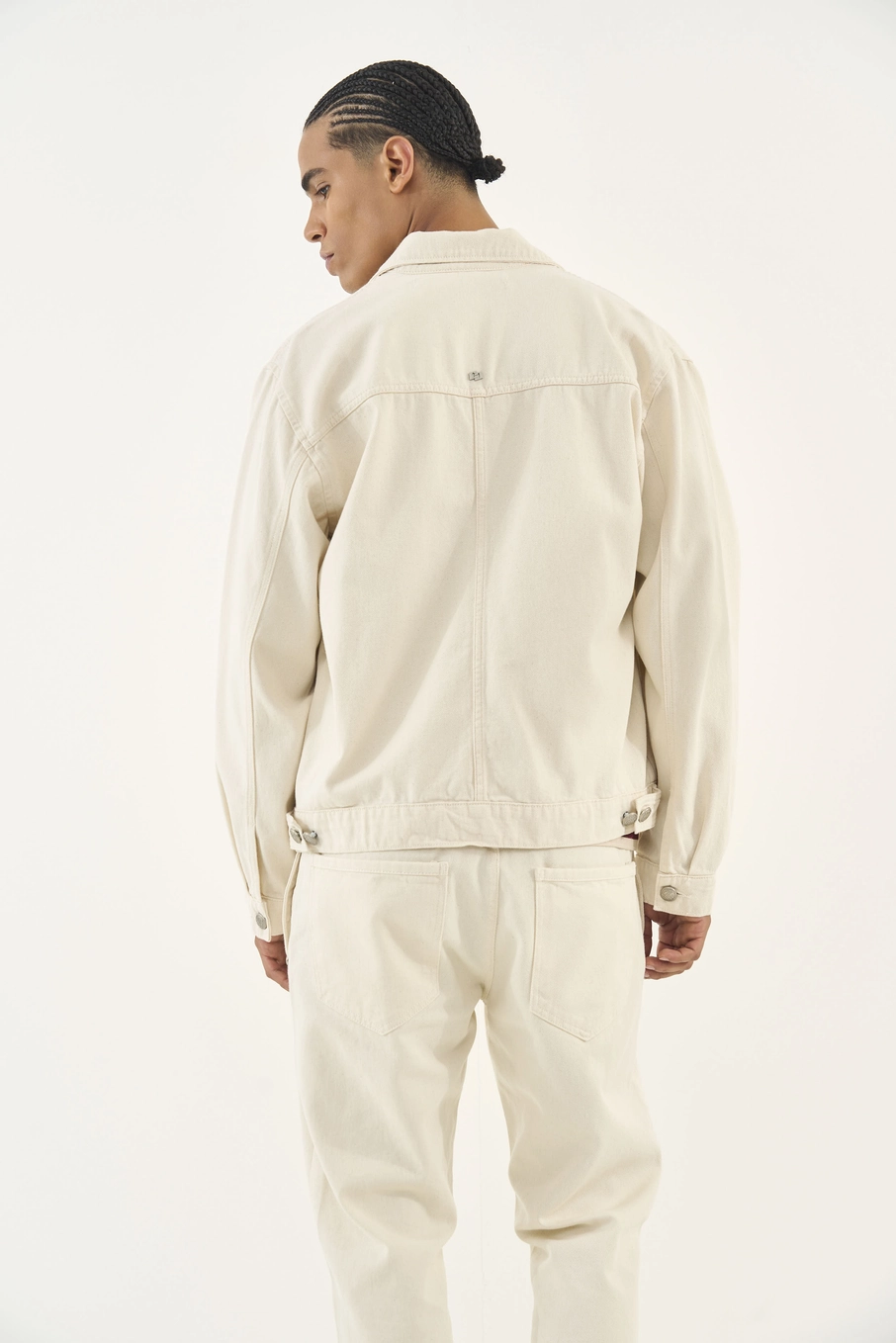 Jaqueta Masculina Comfort Em Sarja Off Shell