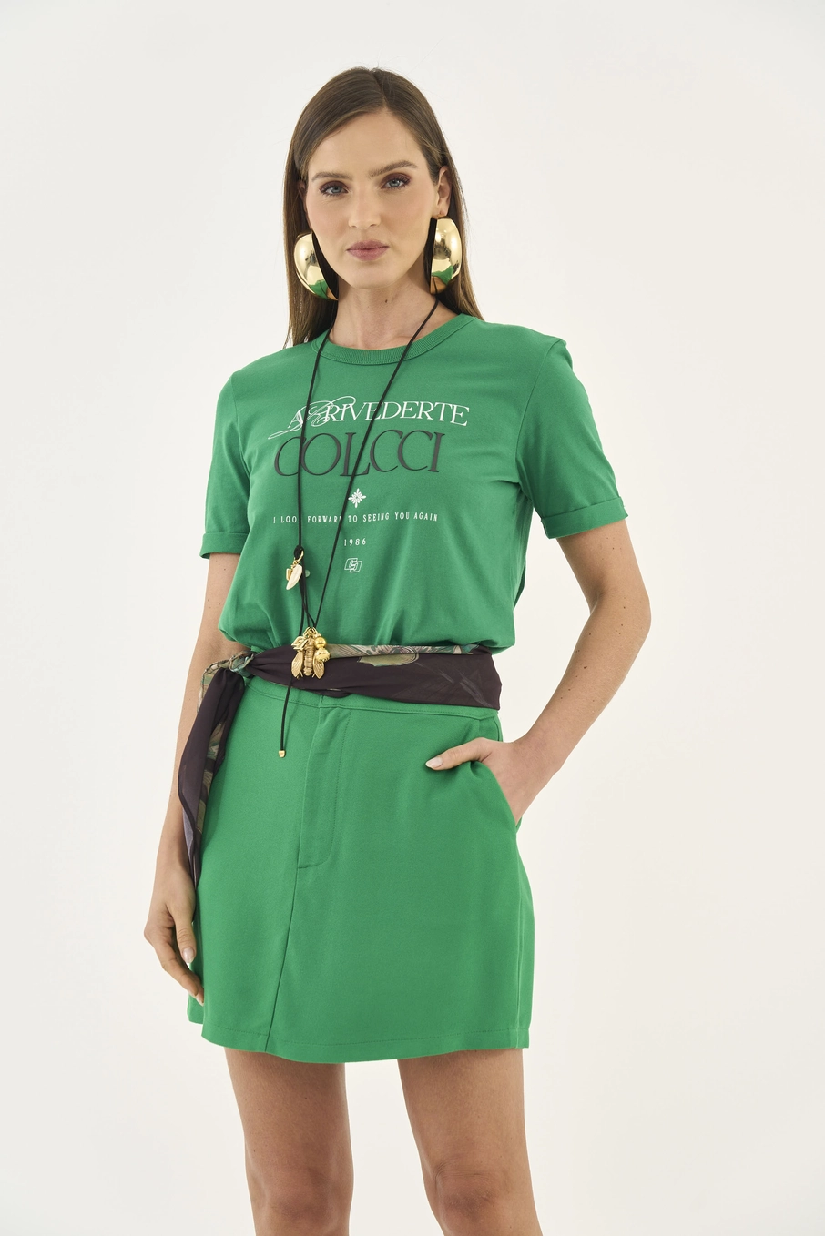 Camiseta Comfort Estampa Savant Verde Vanity