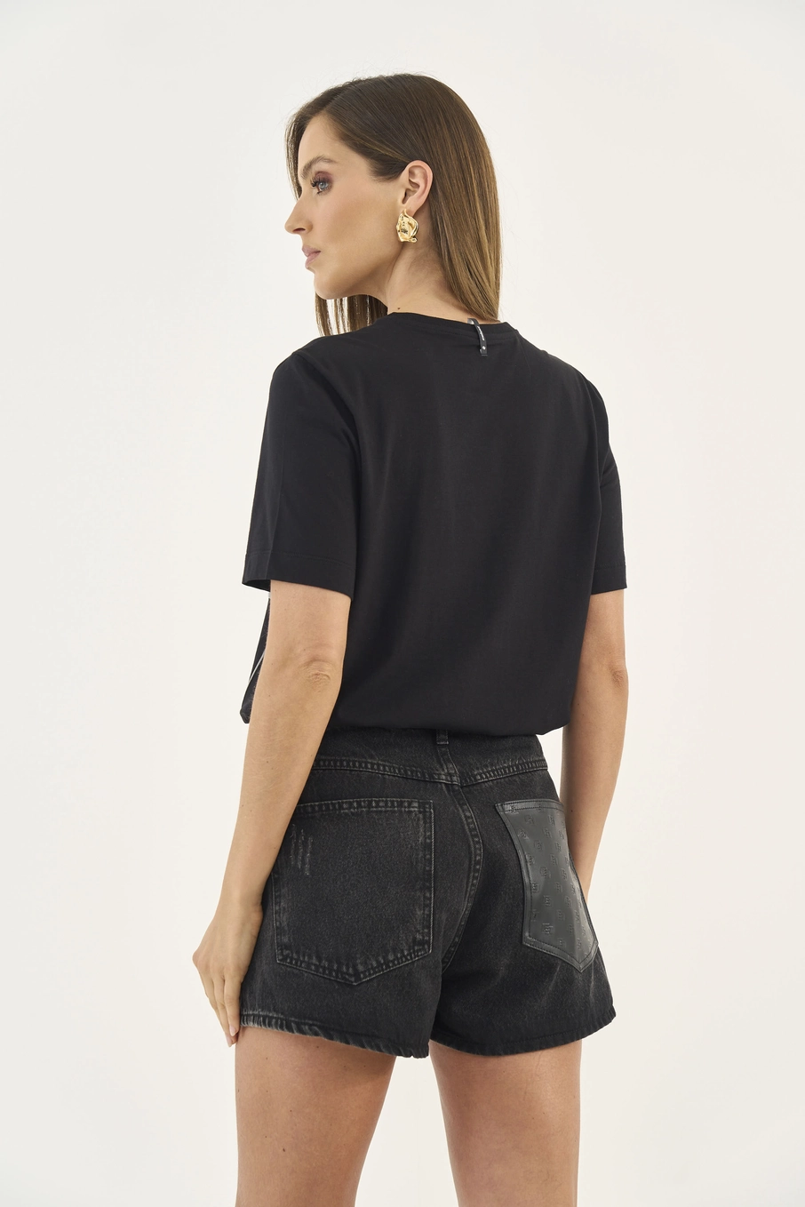 Camiseta Comfy Com Estampa Preto