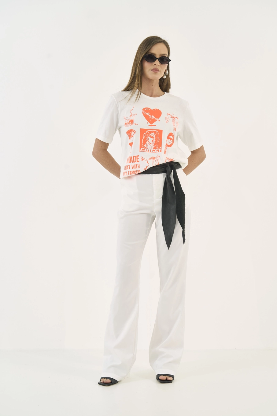 Camiseta Feminina Comfort Estampada Off Shell