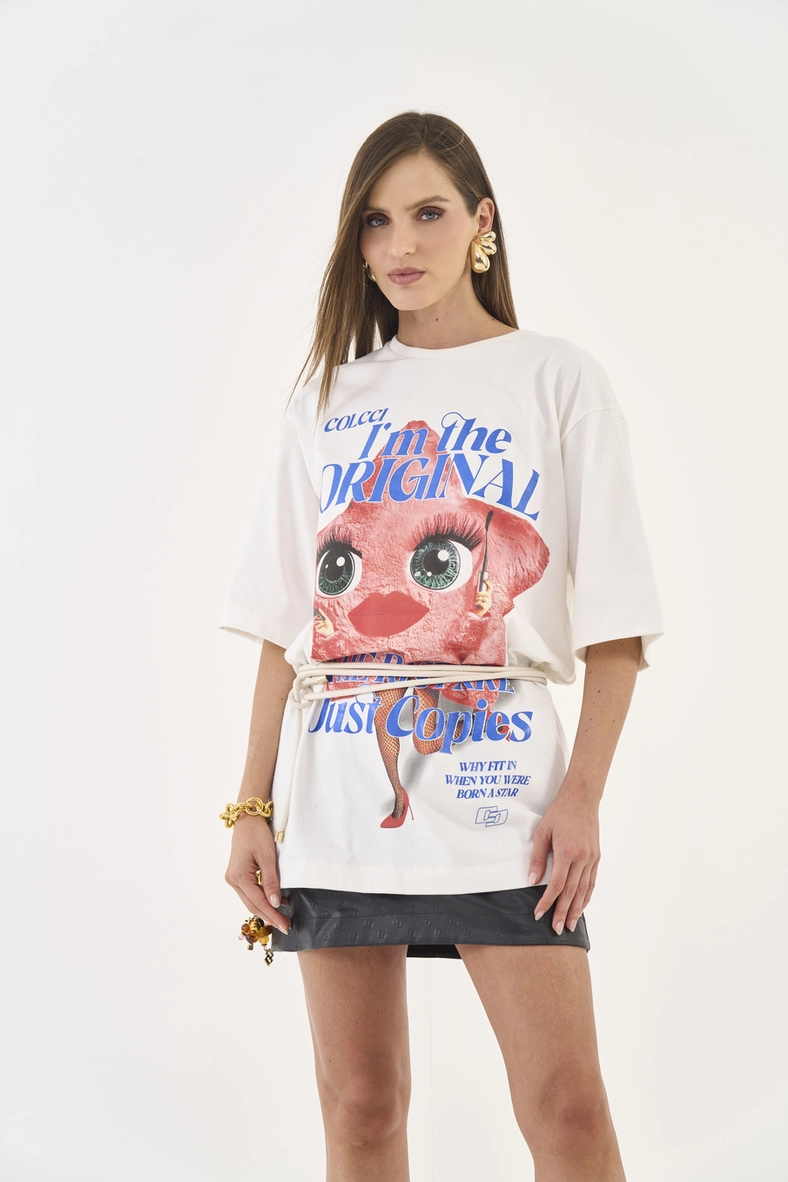 Camiseta Over Estampada