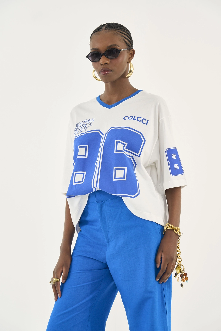 Camiseta Over Com Estampa Off Shell