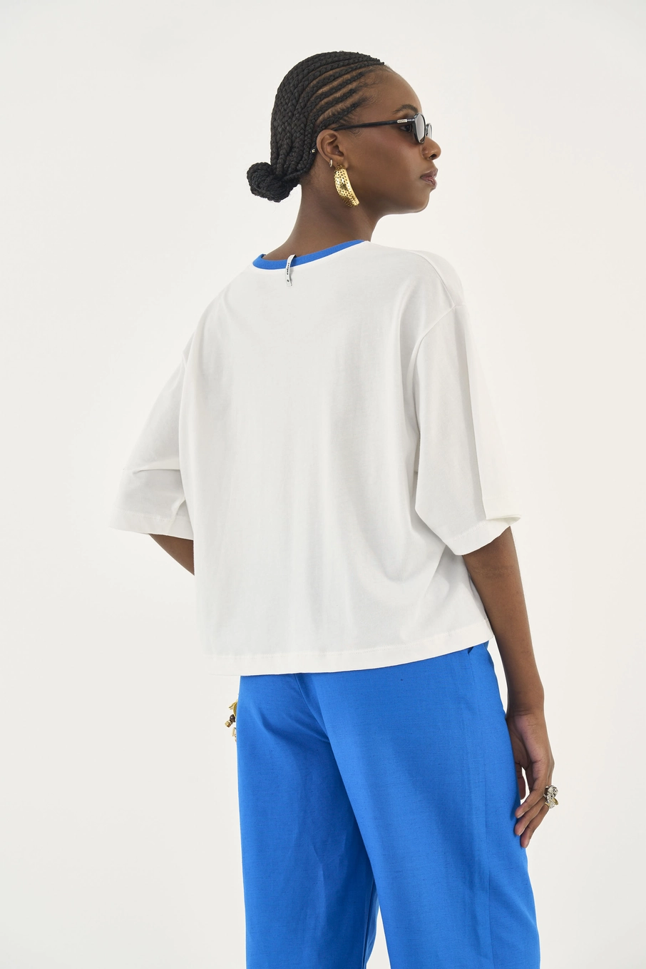 Camiseta Over Com Estampa Off Shell