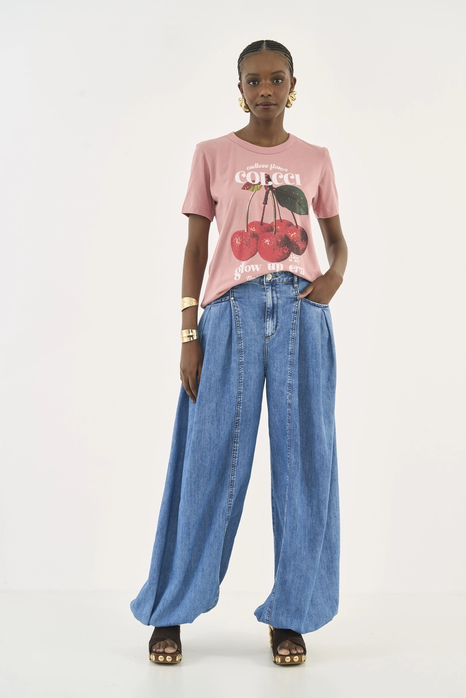 Camiseta Comfort Com Estampa Cherry | Colcci