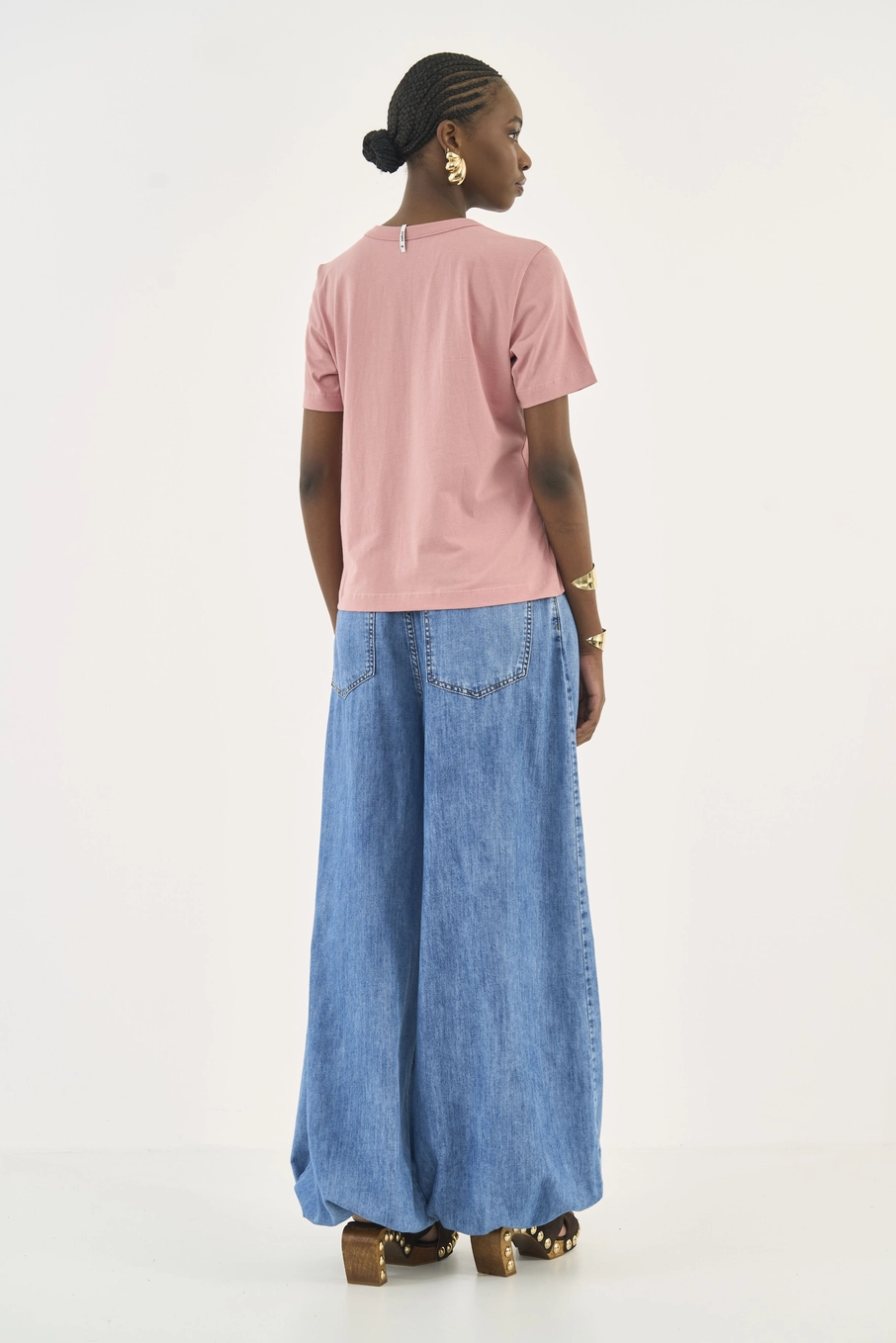 Camiseta Comfort Com Estampa Cherry Rosa