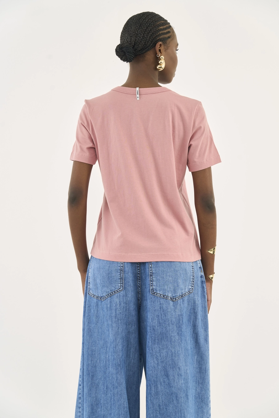 Camiseta Comfort Com Estampa Cherry Rosa