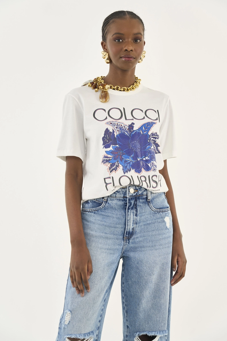 Camiseta Comfort Estampa Flourish