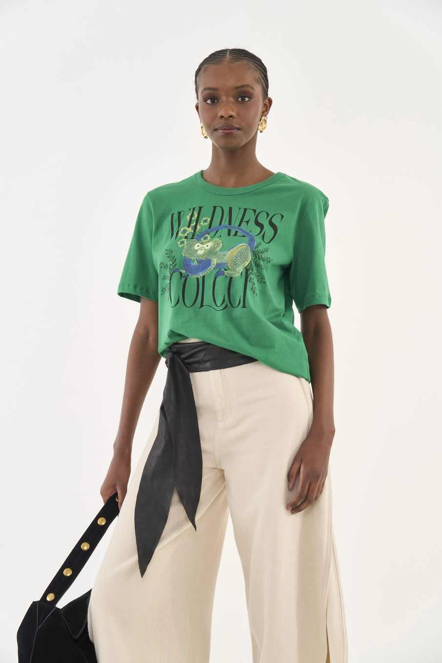 Camiseta Comfort Estampa Wildness Verde Vanity