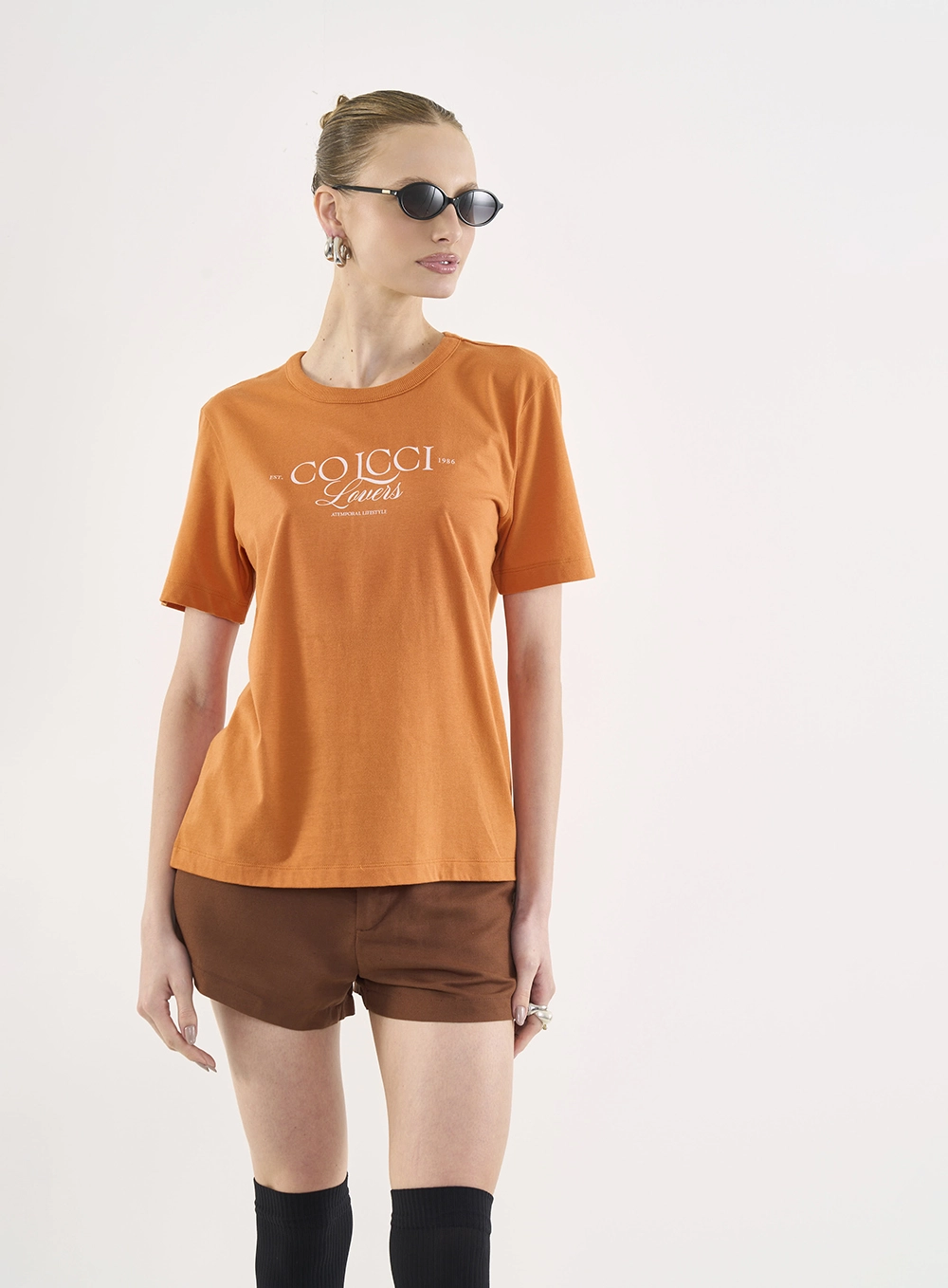 Camiseta Feminina Lovers Atemporal Laranja