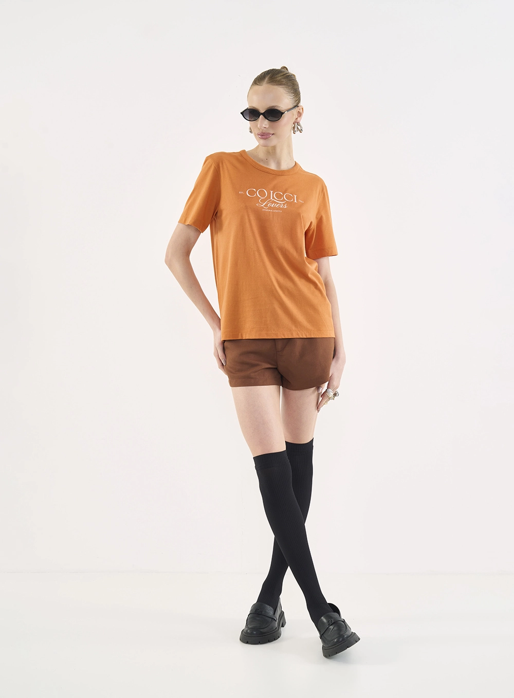 Camiseta Feminina Lovers Atemporal Laranja