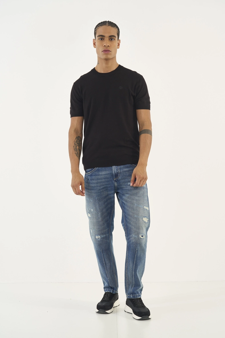 Camiseta Masculina Comfort Em Tricô