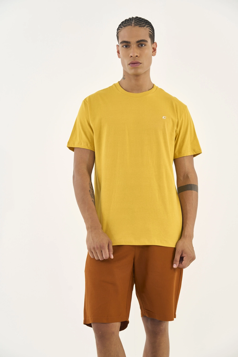 Camiseta Comfort Básica Amarelo