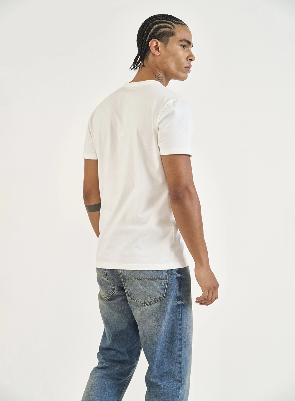 Camiseta Slim Estampada Off Shell