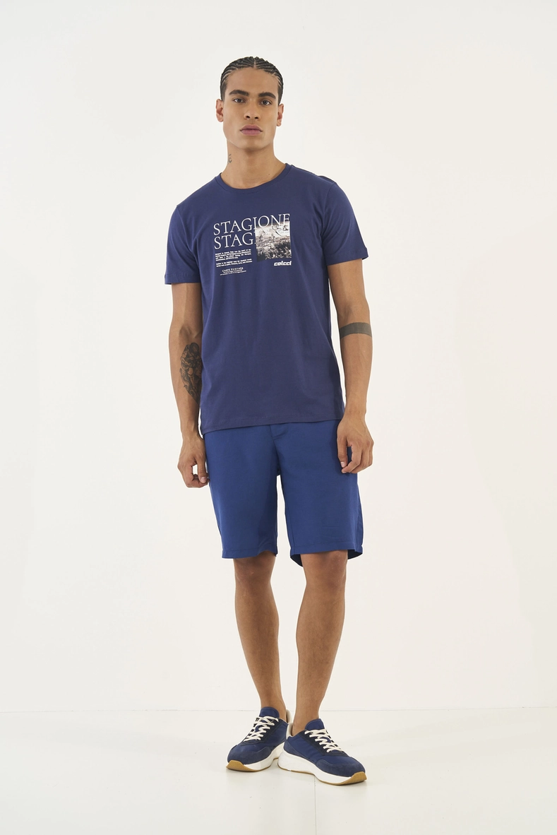 Camiseta Slim Estampada