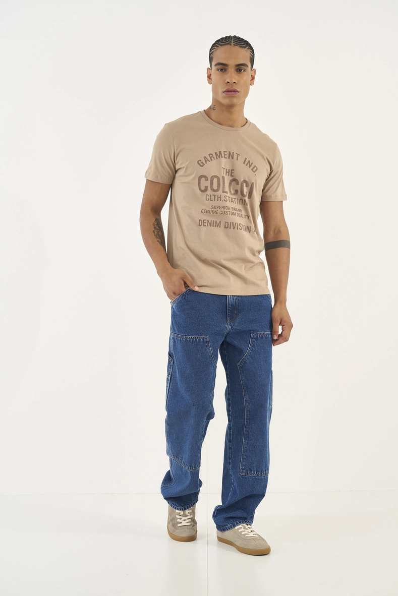 Camiseta Slim Com Estampa Frontal