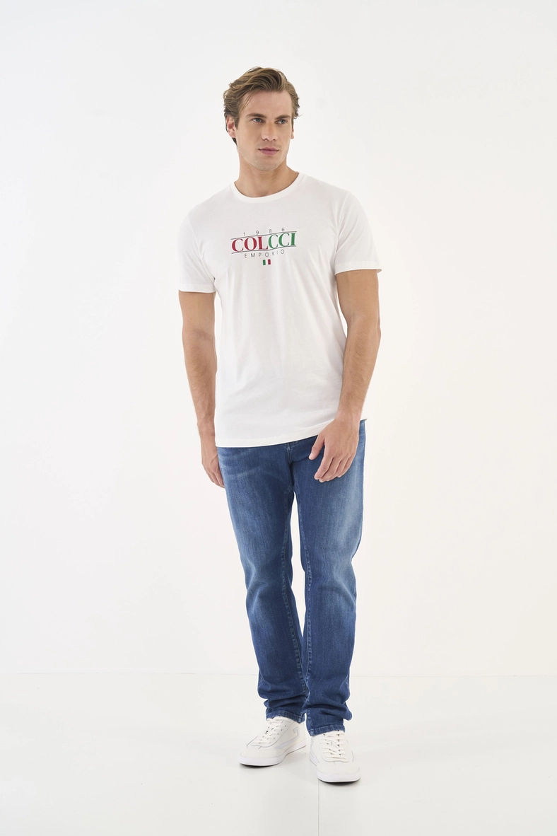 Camiseta Slim Com Estampa