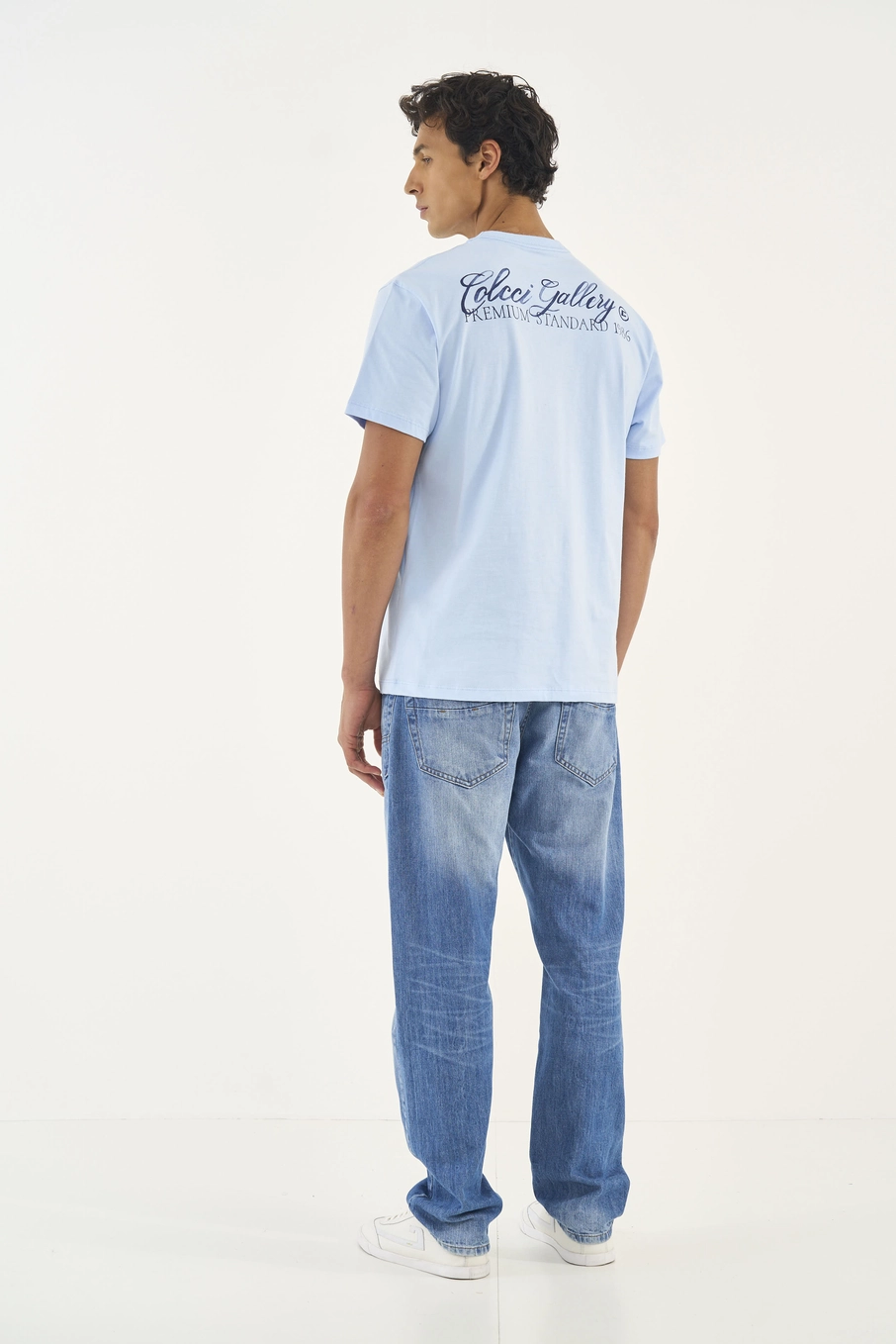 Camiseta Estampa Costas Azul Cashmere