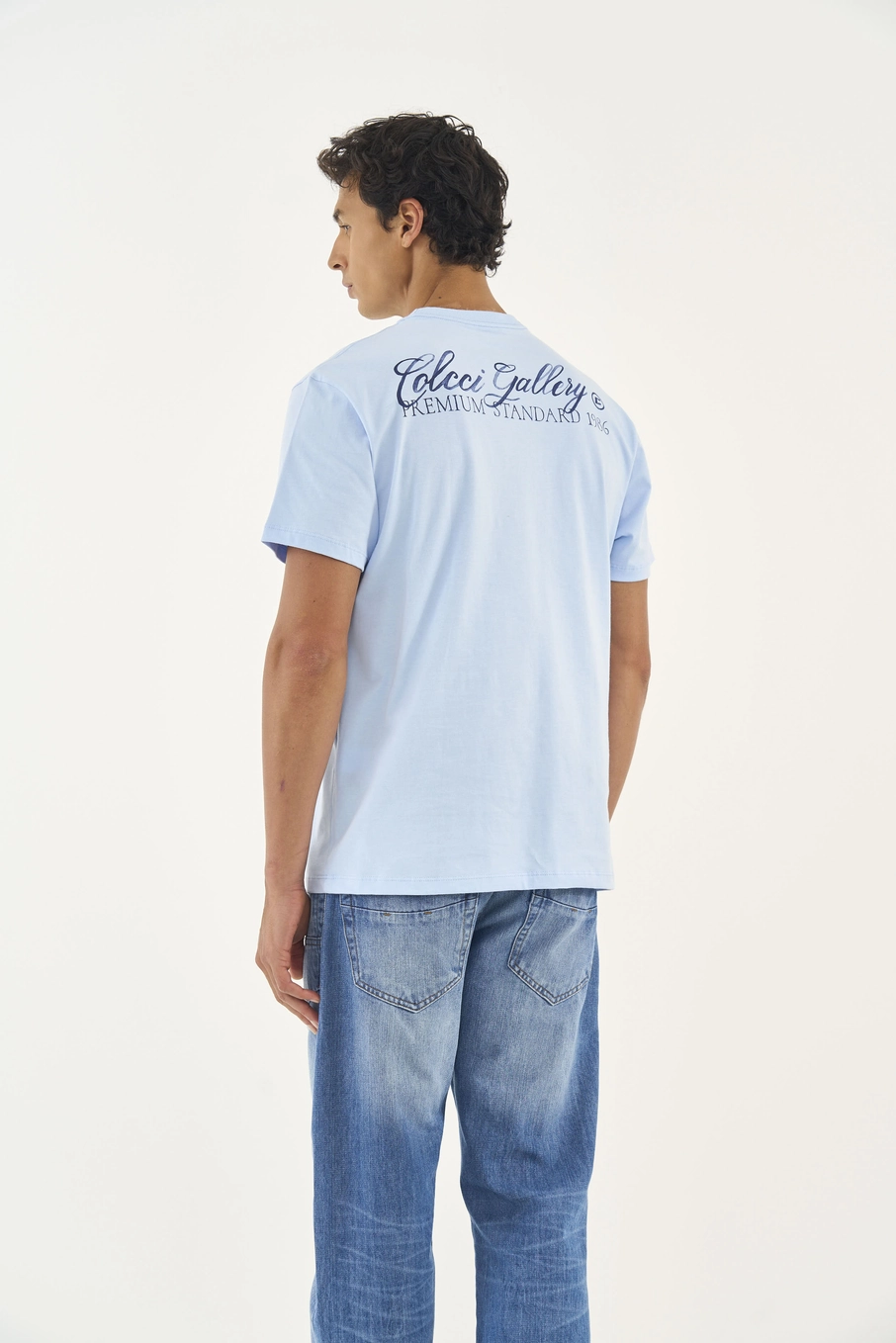 Camiseta Estampa Costas Azul Cashmere