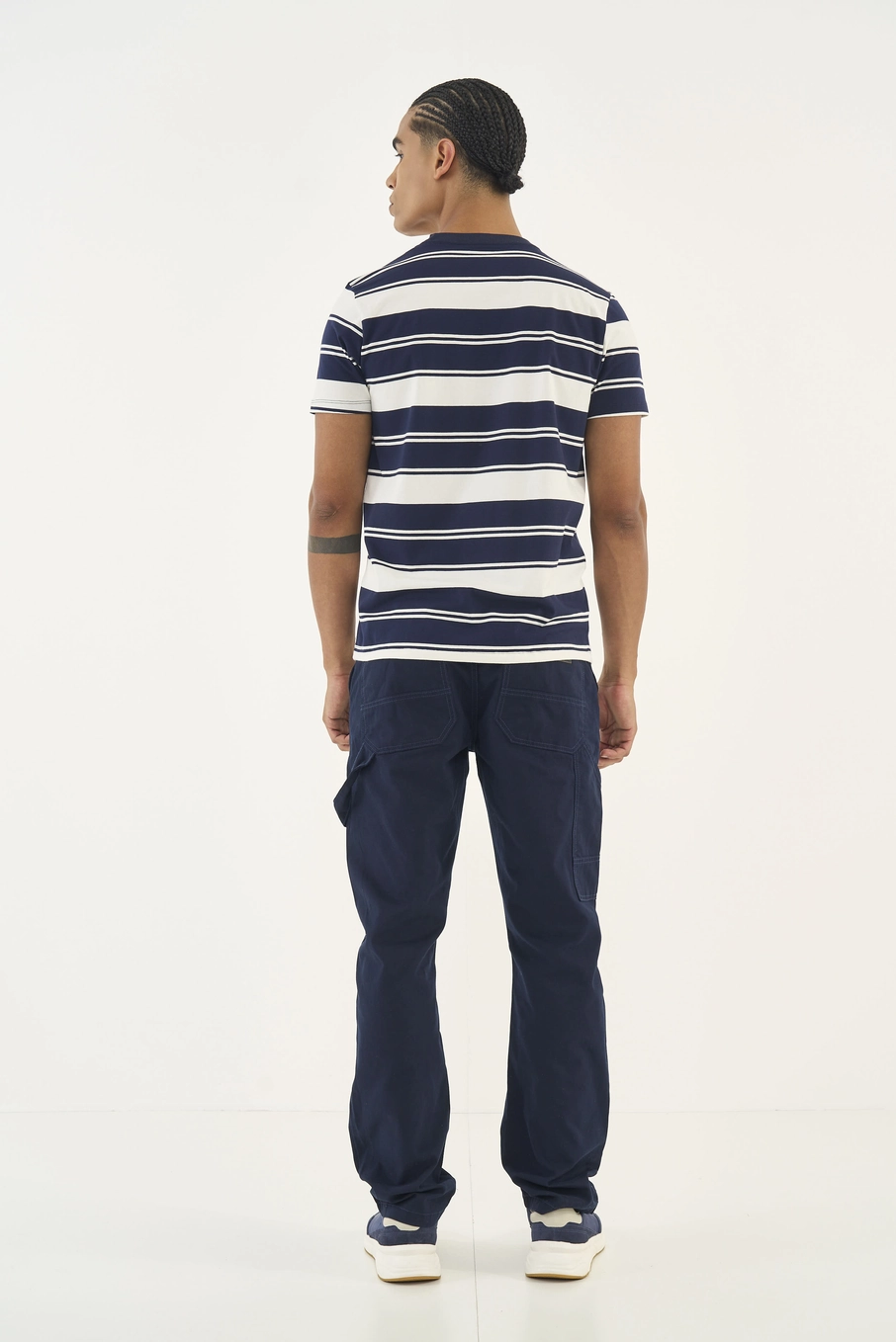 Camiseta Listrada Slim Estampados