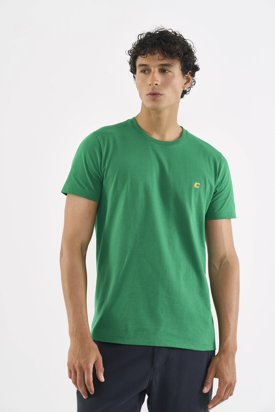 Camiseta Masculina Slim Verde