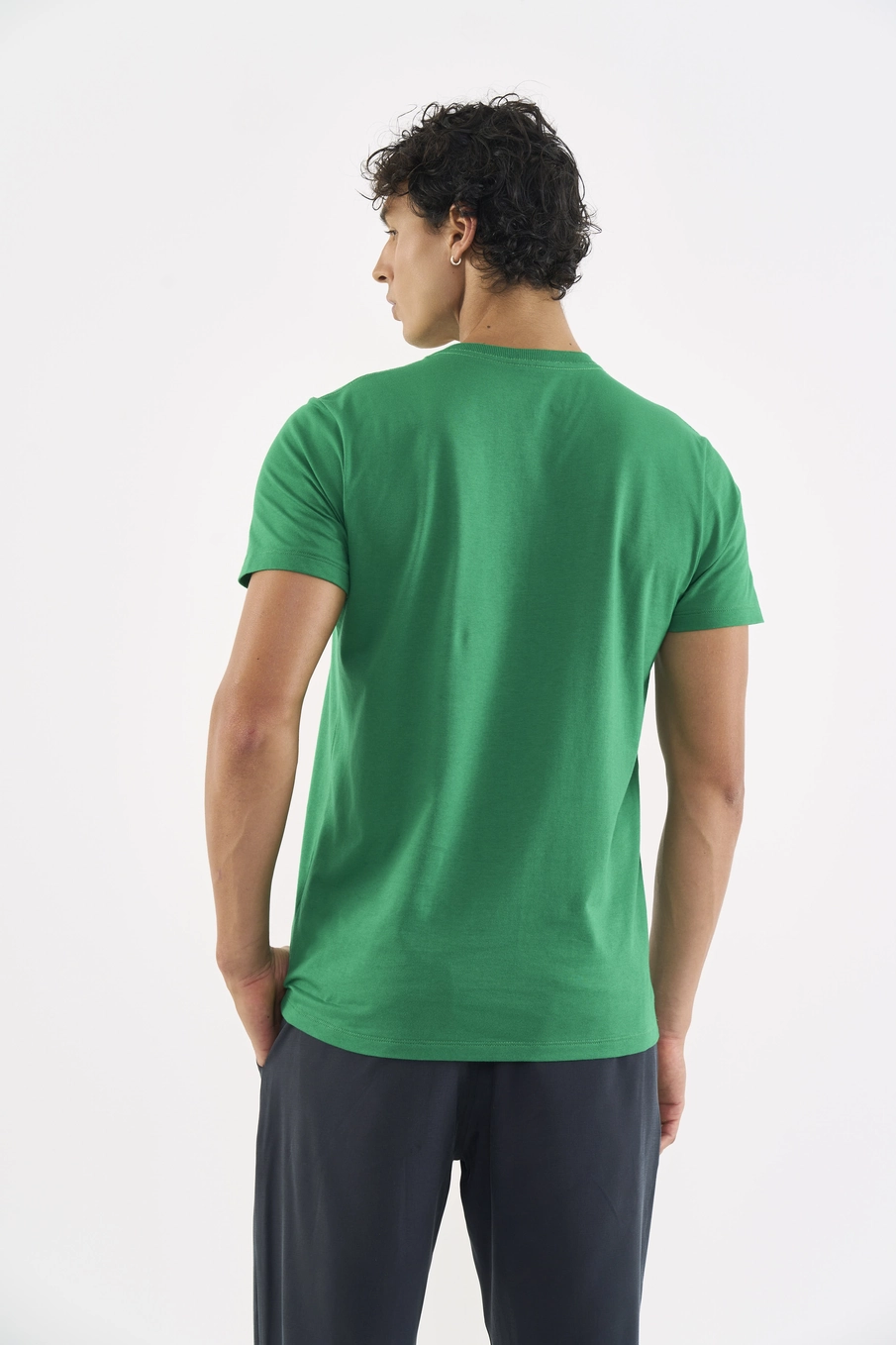 Camiseta Masculina Slim Verde