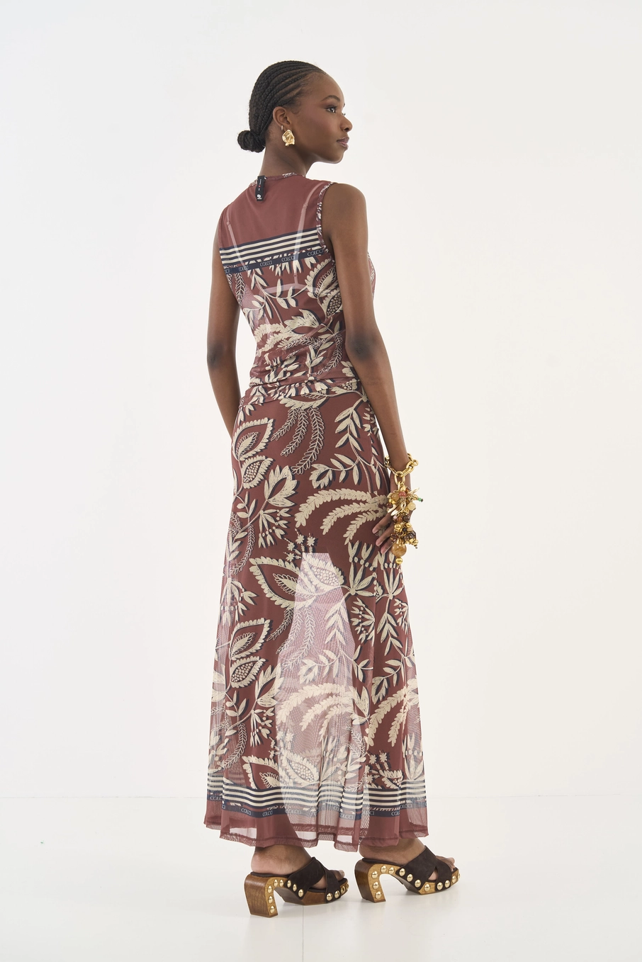 Blusa Comfort Em Tule Estampada Off Shell