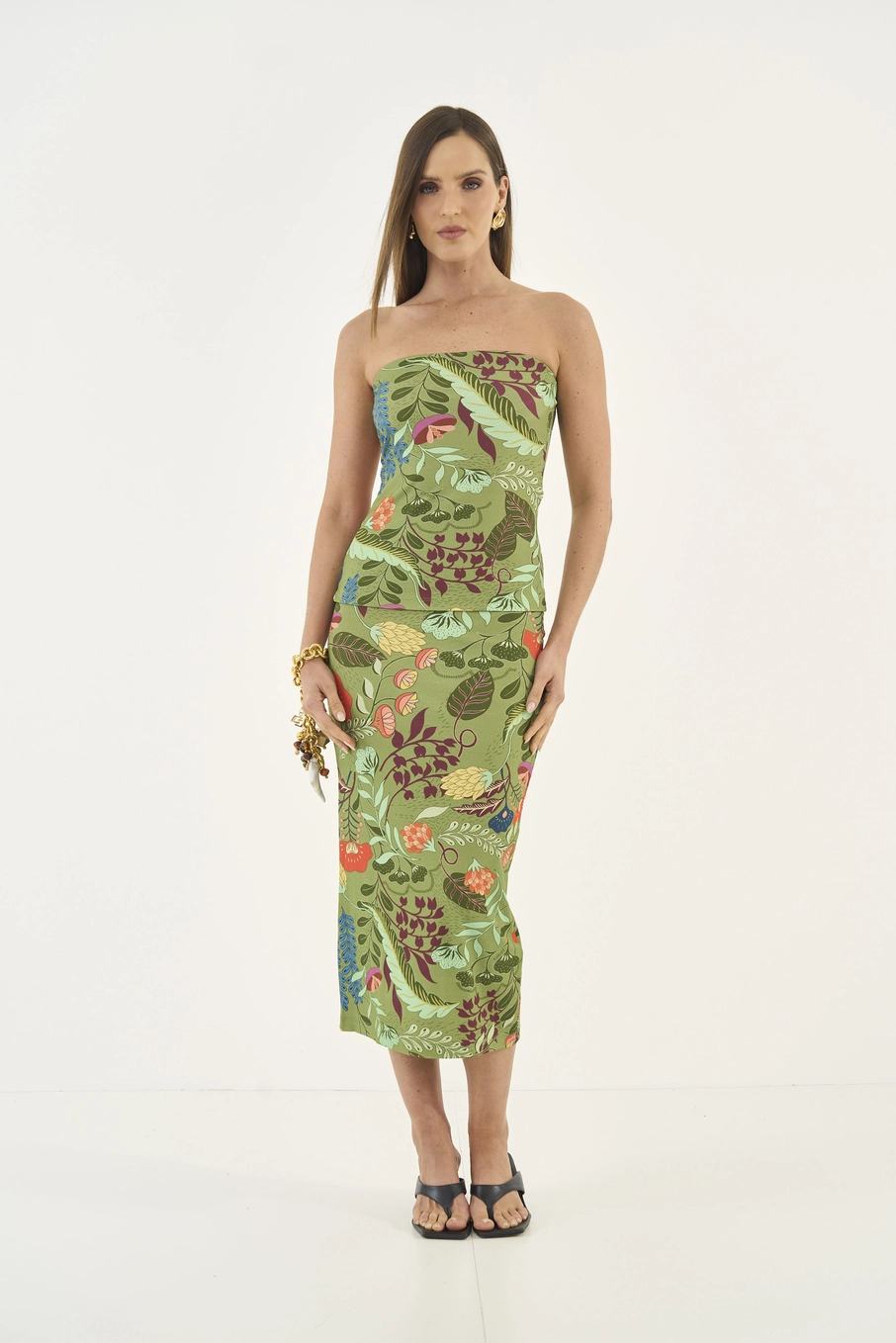 Blusa Slim Estampada Tomara Que Caia Estampados