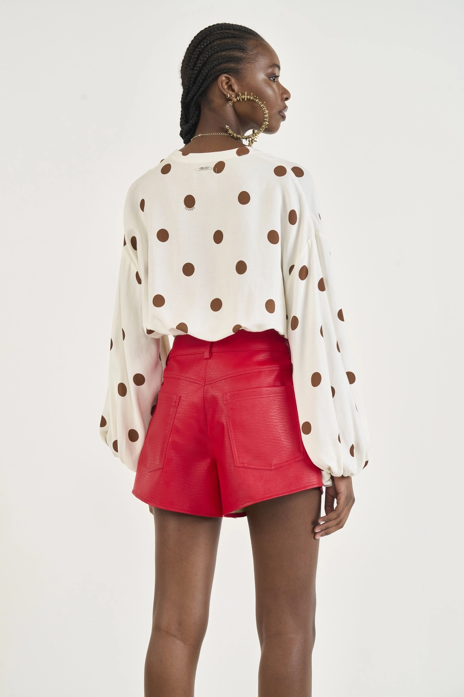 Blusa Estampada Com Transpasse Estampados