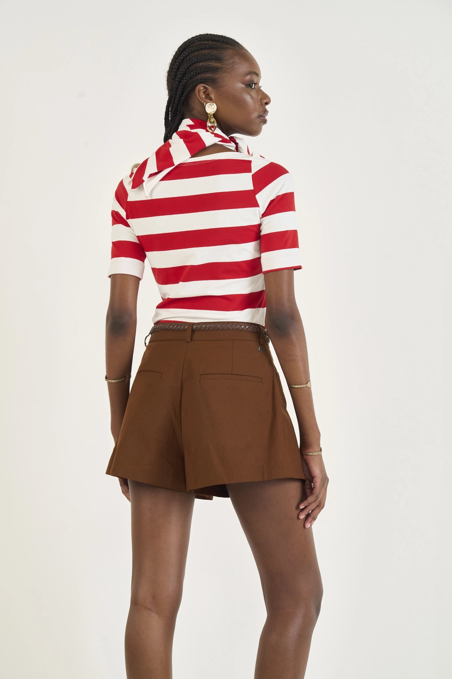 Camiseta Listrada Slim Estampados