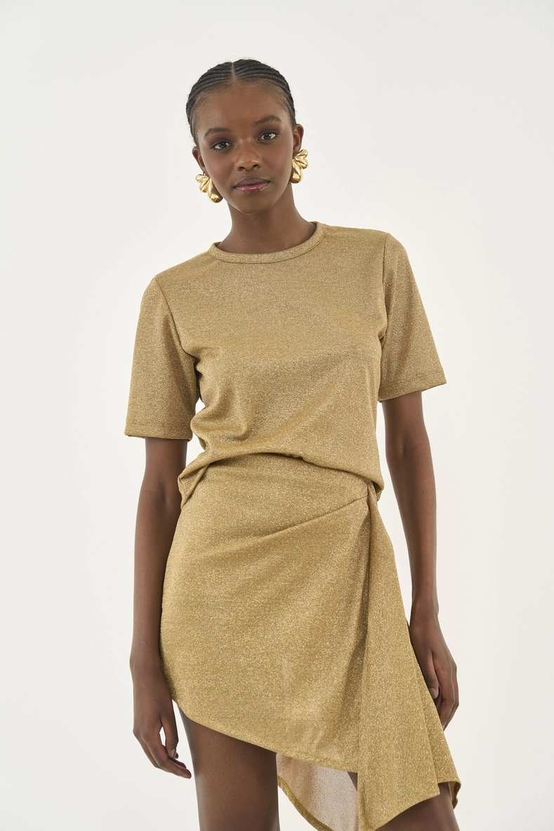 Blusa Metalizada Comfort