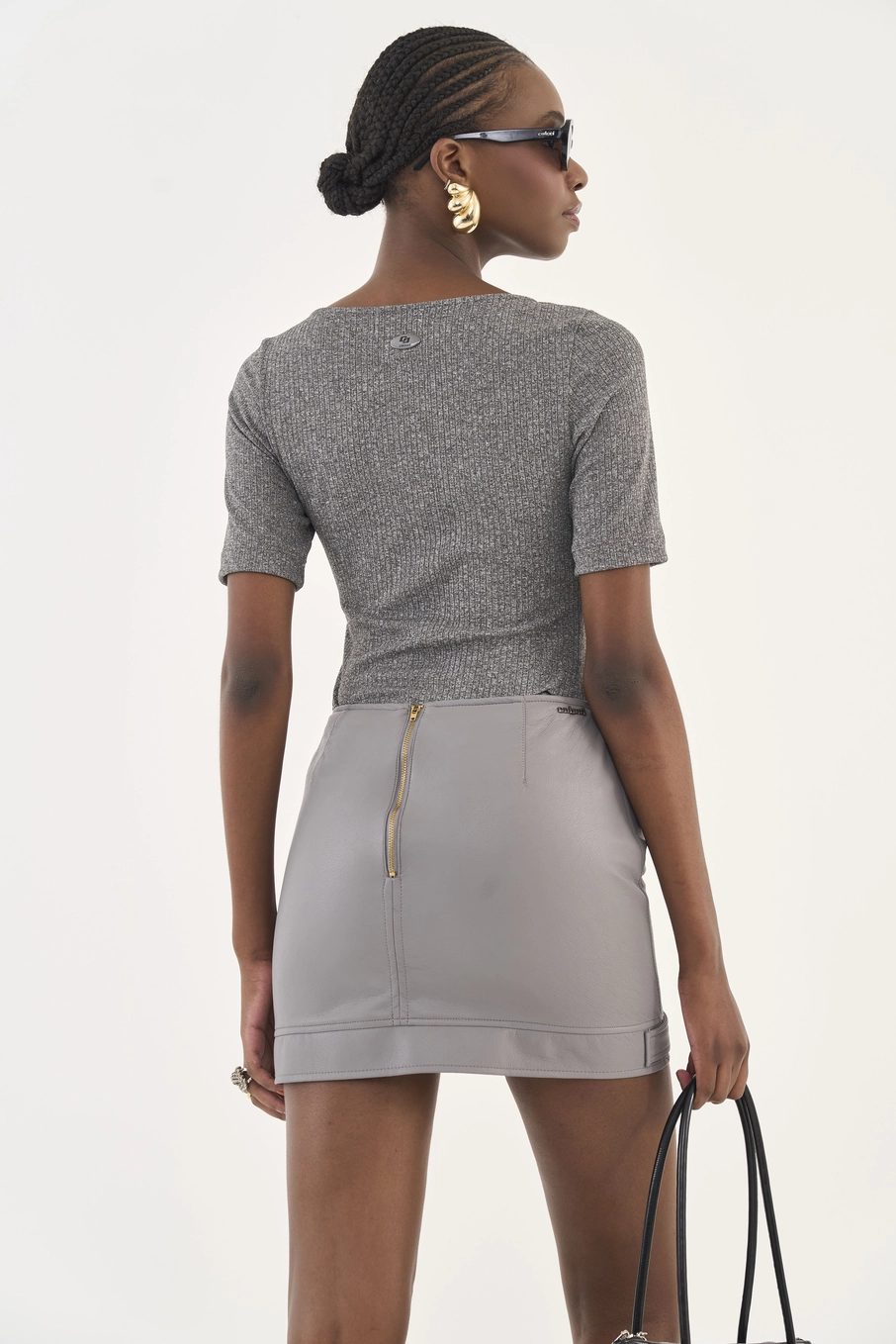 Blusa Comfy Canelada Cinza